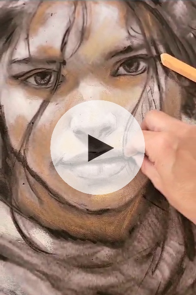 ArteDiAlina.com painting: Sun in the eyes